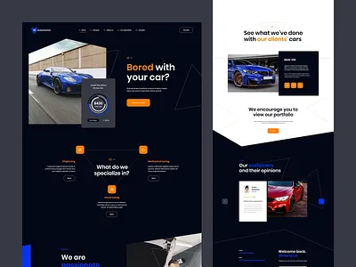 Tuning Studio crypto graphic design wordpress