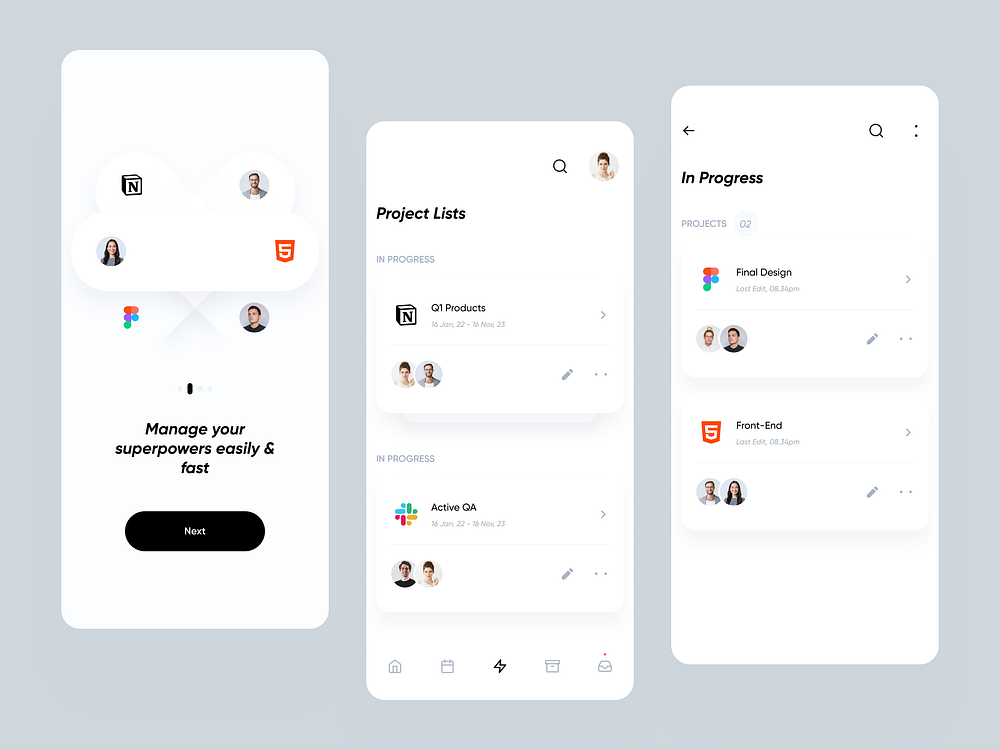 App UI by Kawsar Ahmed on Dribbble