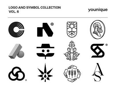 Logo and symbol collection vol.6 branding brandmark design graphic design identity logo mark minimal symbol