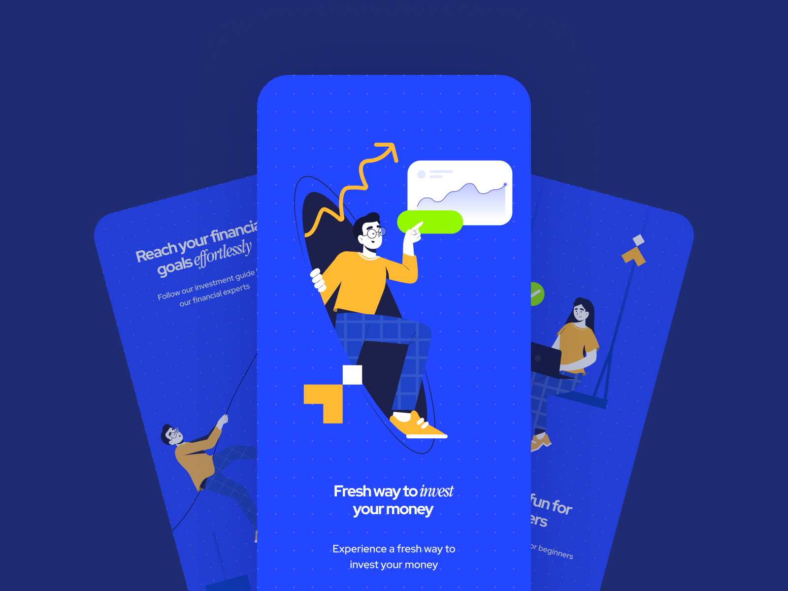 Govolution Splash Screen Growvy - Splash screen / Onboarding animation Investment apps by X for ...