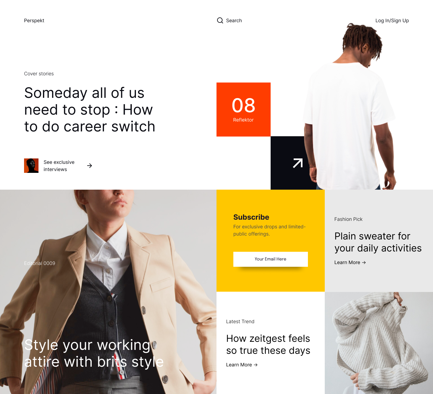 Example of Website Design