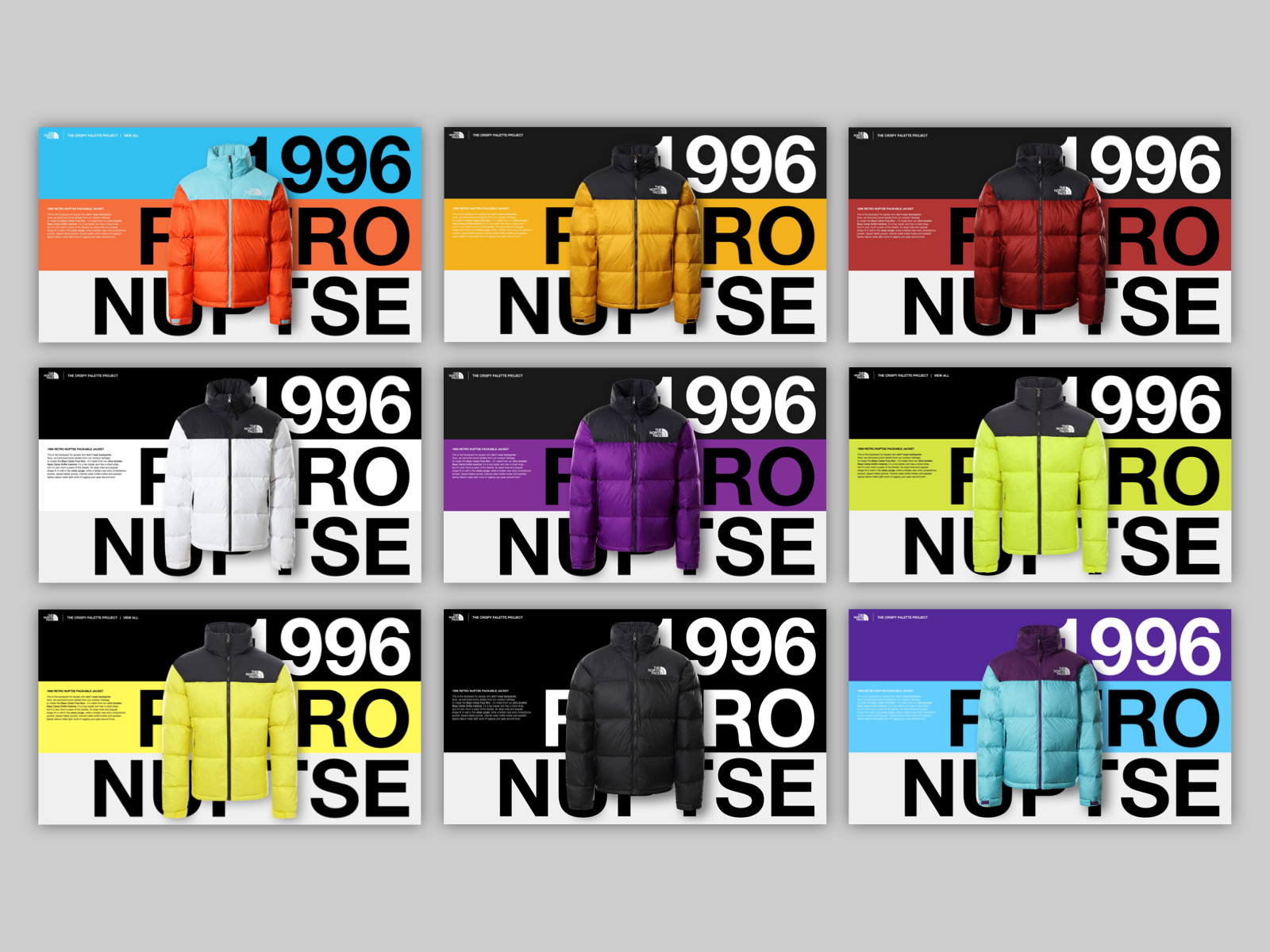 THE NORTH FACE — '96 exploration by Marco Quarta on Dribbble