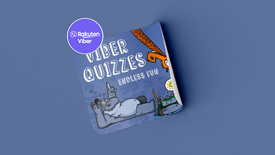 Viber Quiz – Viber Sticker Pack Viber Quiz Community cartoon designagency illustrations viber viber quiz viber stickers