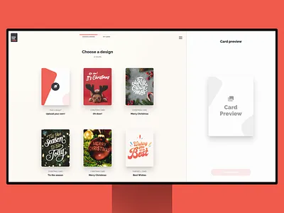 Sign the Card - Create, Sign, Contribute & Send cards ui web design