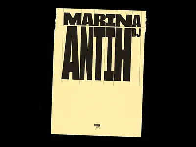 Marina Antih DJ – visual identity branding design logo visual identity