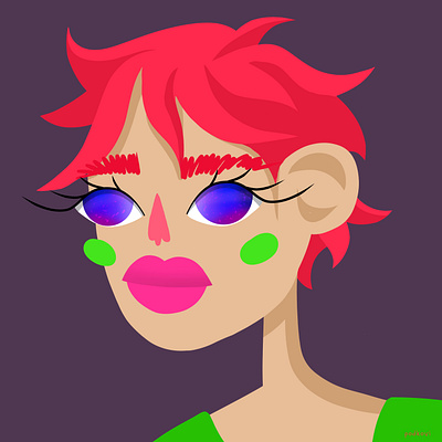 Lera 2d adobe photoshop collection girl illustration nft photoshop
