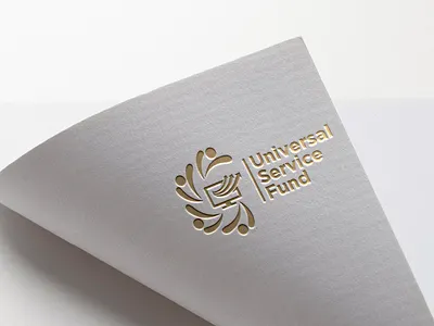 Universal Service Fund Logo art direction branding clean design flat graphic design illustration logo malawi mockup photoshop psd template ui ux vector
