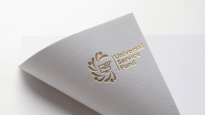 Universal Service Fund Logo art direction branding clean design flat graphic design illustration logo malawi mockup photoshop psd template ui ux vector