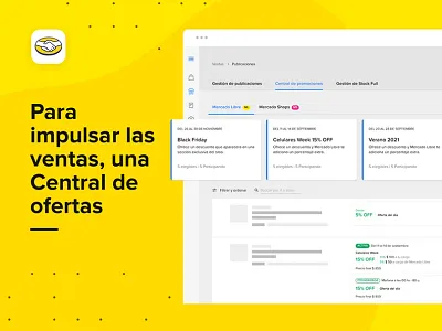 Central de promociones: un lugar para gestionar ofertas behance design ecommerce productdesign ui ux uxmeli