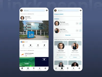 Link people ui ui design