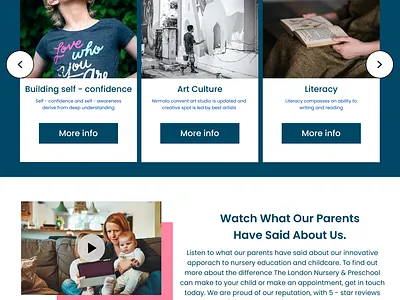 Nirmala Convent School (Landing Page) app design attractive attractive design design figma illustration logo logo design ui uiux