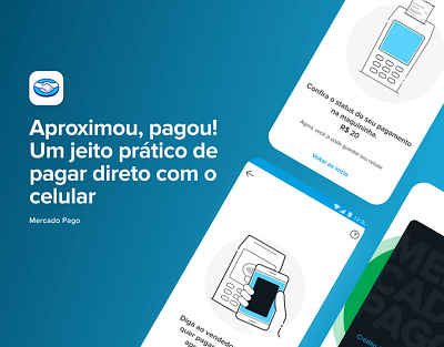 Aproximou, pagou! Um jeito prático de pagar direto com o celular behance case mobile ui ux uxdesign uxmeli uxprocess