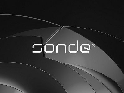 sonde® Brand Identity brand brand identity branding clean futuristic logo logo design logomark logotype minimal modern tech typo typography