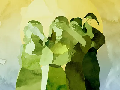 sun bathing boho by maja pučko creative design feminine fresh girls girly illustration nature summer summertime sun vibrant wander