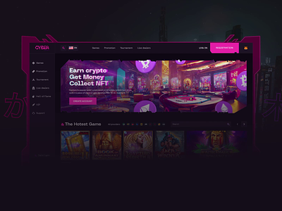Cyber Casino casino cyber gambling nft online web app
