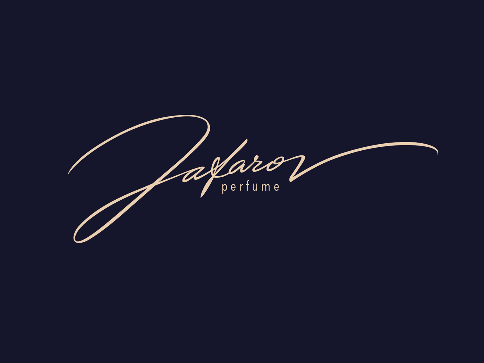 Jafarov branding calligraphy custom design fashion flow gif goodtype handwritten identity lettering logo perfume premium script signature sophisticated type unique