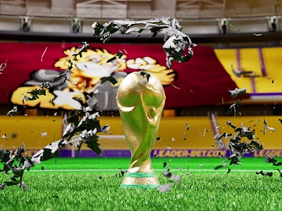 World Cup 3d 3d animation 3d opener 3dmotion ads animation c4d clean colorful cup game graphic design intro motion motion graphics motionartist opening shot world worldcup