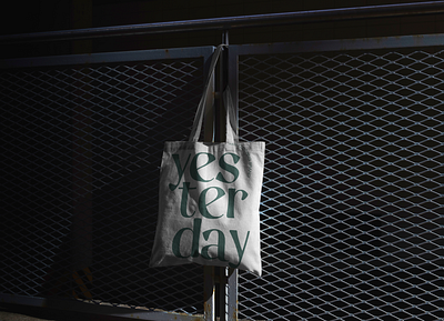 YESTERDAY brand identity branding graphic design logo