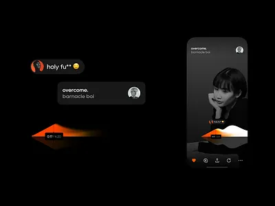 SoundCloud app redesign. Concept. #7 app concept design figma interface minimalism musicplayer soubdcloud typography ui ux web