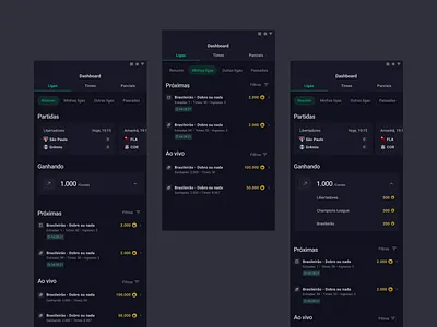 Fantasy Game - app aplicativo design esport free fire game game app gamefication garena riot ui uiux ux