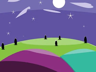 The colorful flat landscape illustration beautiful art beautiful vies illustration branding colorful colorful illustration drawing flat illustration flat landscape graphic design illustration landscape pastel product design ui