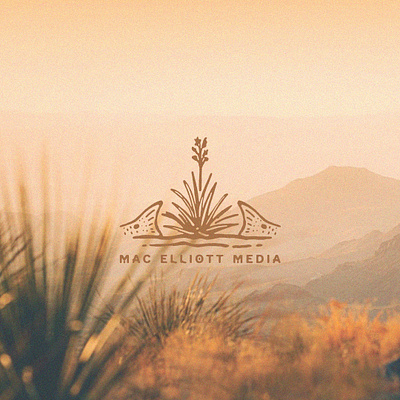 Brand Identity - Mac Elliott Media brand design brand identity branding design fly fishing graphic design illustration logo outdoor branding photographer photography brand design redfish texas