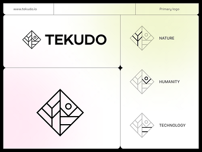 Branding: logo design, visual identity Tekudo brand brand identity branding icon identity logo logo design logo designer logo mark logodesign logos logotype mark minimalist logo modern logo symbol vector visual identity