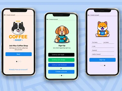 Max Coffee Shop 001 dailyui