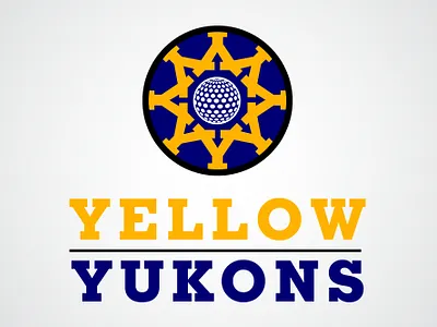 YELLOW YUKONS branding design graphic design illustration logo team logo typography vector