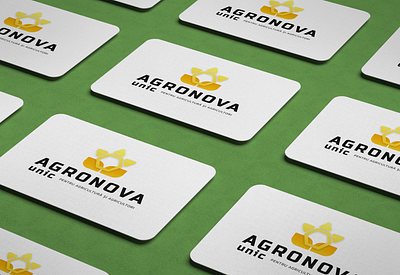 Logo design for agro business agro art branding design figma freen garden graphic design grow illustration illustrator logo photoshop plants sunflower ui vector yellow