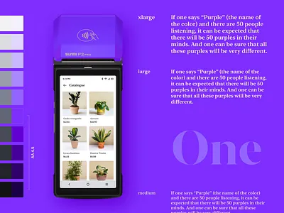 Inclusive Design System android color palettes color themes design system inclusive payment device payments point of sale pos wcag white label
