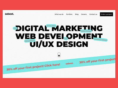 Digital studio website design design studio typography ui ui design ui ux ux ux design webdesign website design