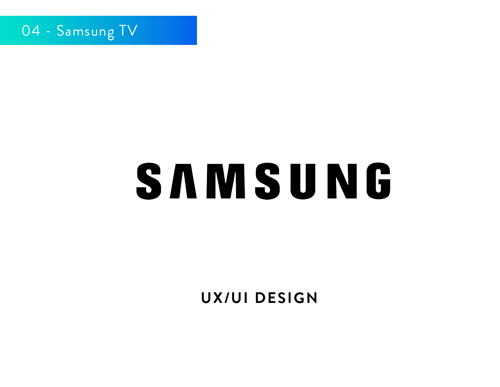 Samsung - UX/UI Design Project responsive design ui ux