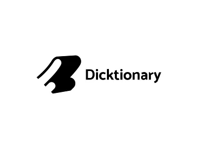 Dicktionary book dictionary library logo male mark men penis symbol