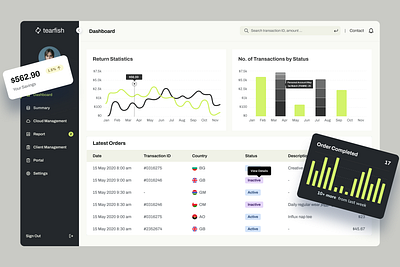 Dashboard - Cards & Components app dashboard design agency fifa fifa theme football landing page product software theme ui ux web app web design website world cup