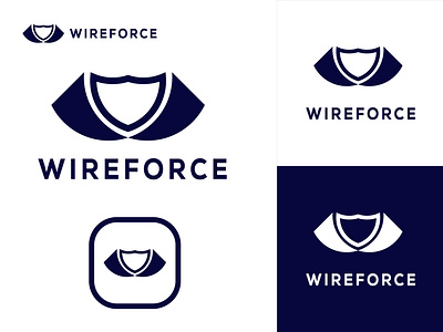 Wire force Security Logo best security logo business logo creative security logo cyber security logo force logo graphic design homeland security logo security company logo security guard logo security logo security logo design social security logo wireforce logo