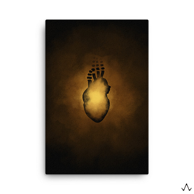 Heart of Gold digital painting heart of gold photoshop