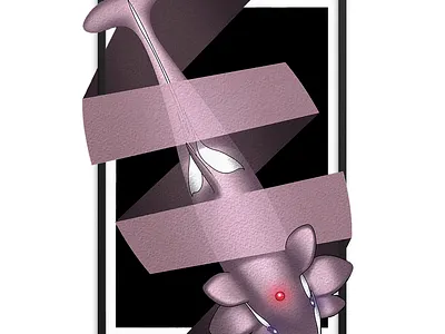 Orcespeon digital painting espeon illustration orca photoshop pink pokemon whale