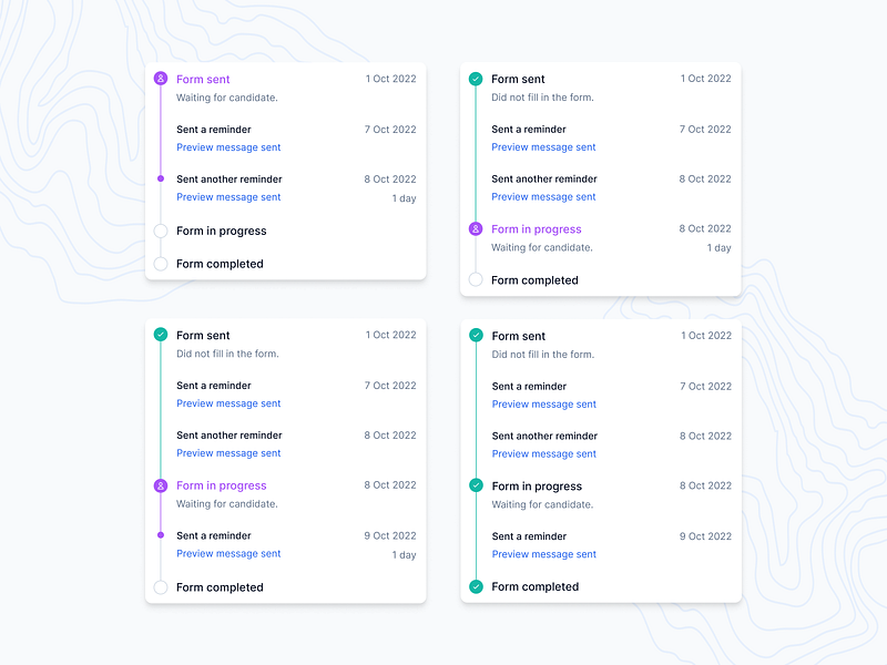 Candidate status (2) crm details funnel hiring hiring process history job jobs lever log logging logs process recruiting recruitment sales step step by step steps timeline