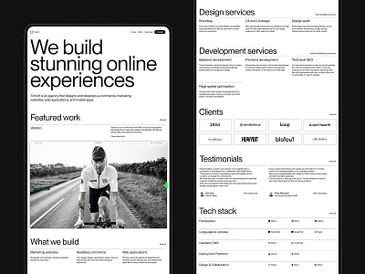 Case Study: Tinloof Identity and Web Design branding design graphic design identity interaction design interface logo mobile ui user experience user interface ux web web design web marketing website