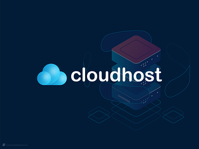 cloudhost, hosting company logo Concept aps logo best hosting logo blue host cheap hosting logo cloud hosting logo go daddy host company logo hosting company logo hosting logo logo logo design logo designer logo maker name cheap hosting logo ui web logo website logo