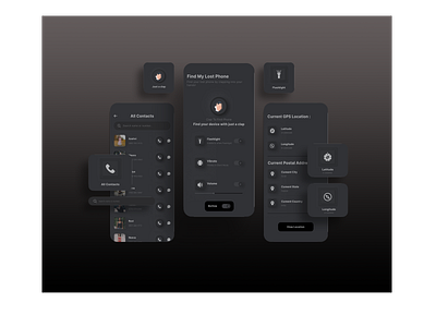 App for Find Your Lost Device 3d animation app application branding design graphic design illustration logo motion graphics snepitech ui vector