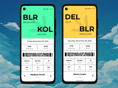 Boarding Pass adobe beginner boarding pass branding design dribbble figma illustration logo minimal ui