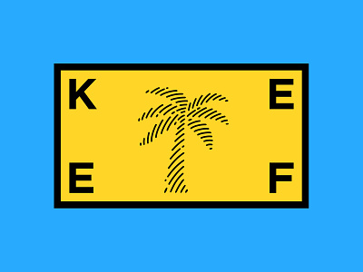 KEEF LOGO branding graphic design iden identity logo palm tree