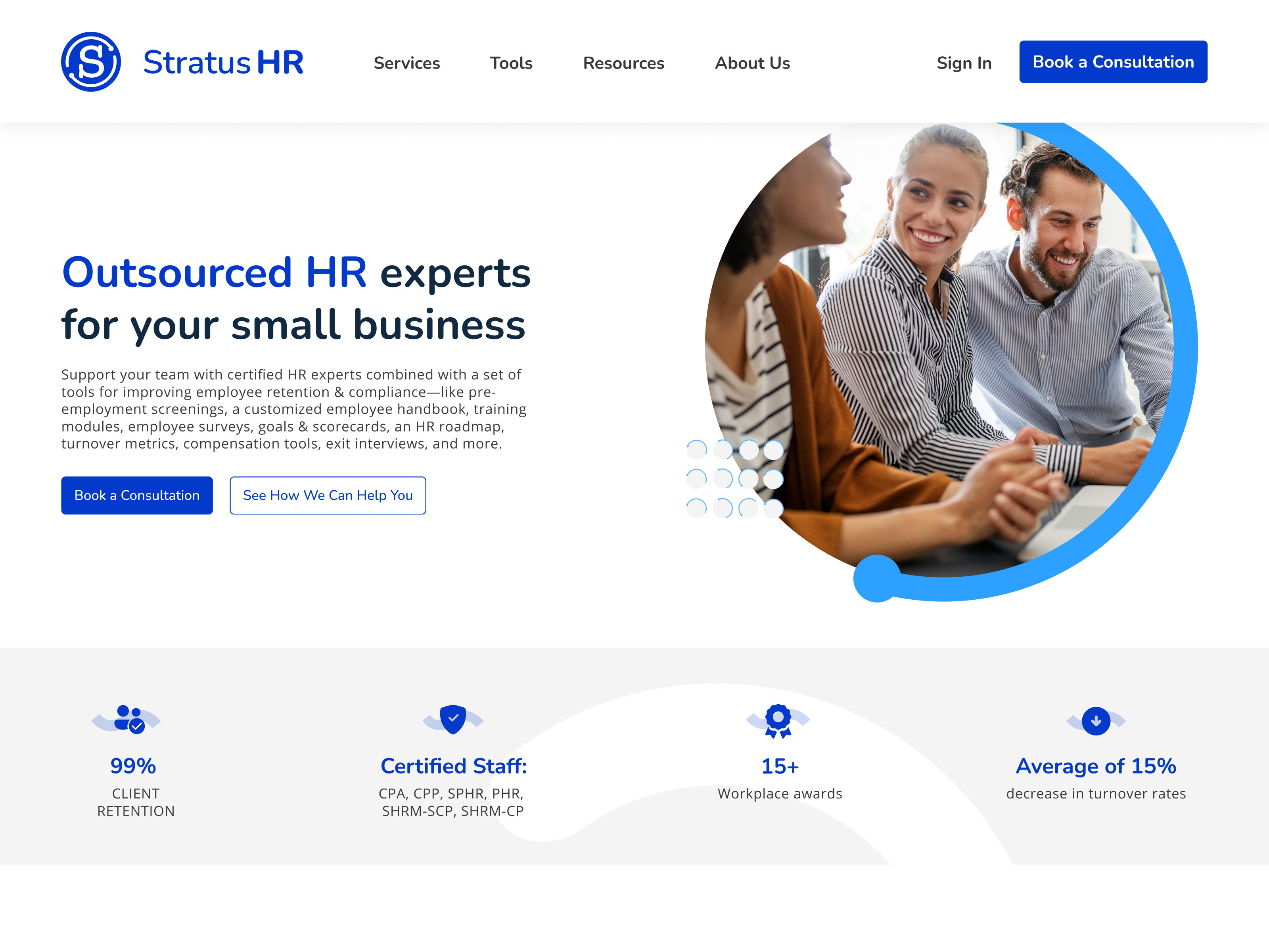 Stratus HR Homepage Design animation b2b branding design graphic design homepage hr kalungi logo marketing saas ui webdesign website