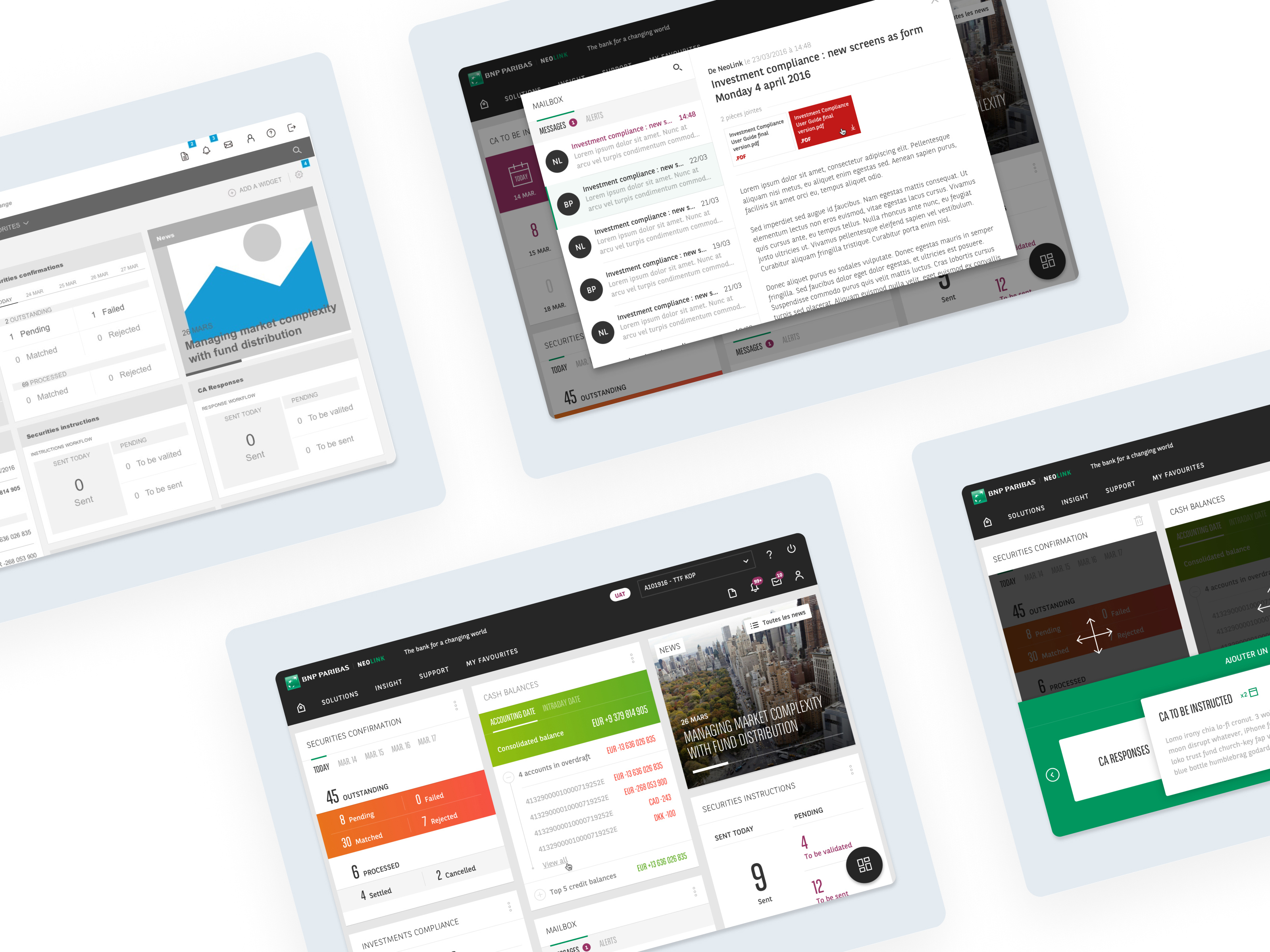 Neolink Application design interface product design ui ux
