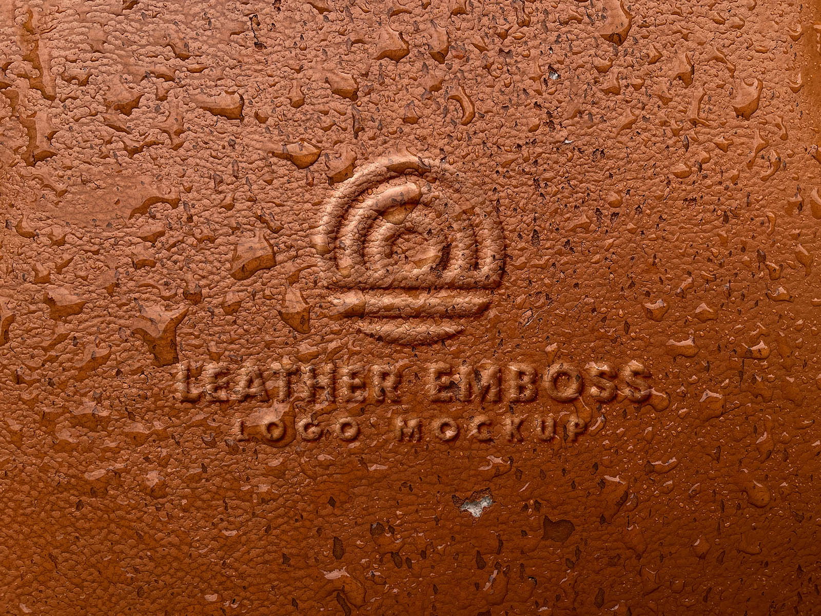 Embossed Metallic Logo Mockup - Graphicsfuel