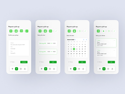 Pick up UI design pick up ui ui design