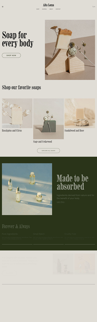 AltaLoma - Squarespace Website Template design free freebie landing landing page page portfolio squarespace template ui ui design ux ux design web web design web development web template website website design website template