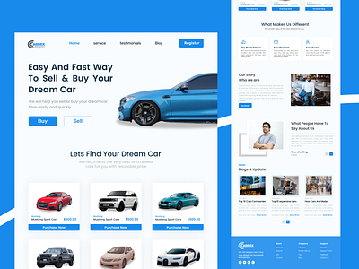 Car Dealership Website buy car car dealership dealership design sell ui ux website